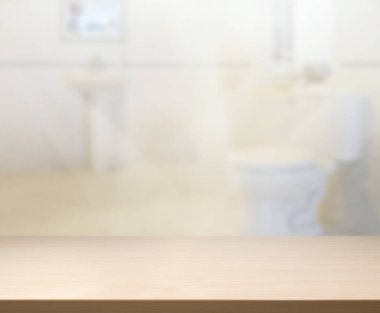 Masa üstü ve arka plan bulanıklık banyo