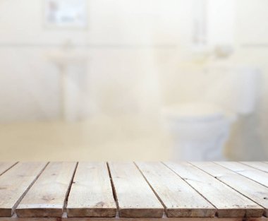 Masa üstü ve arka plan bulanıklık banyo