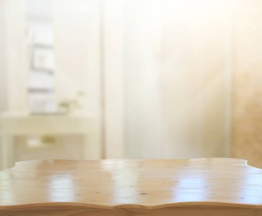 Masa üstü ve arka plan bulanıklık banyo