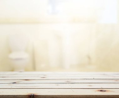 Masa üstü ve arka plan bulanıklık banyo