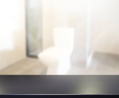 Masa üstü ve arka plan bulanıklık banyo