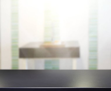 Masa üstü ve arka plan bulanıklık banyo