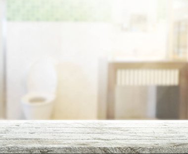 Masa üstü ve arka plan bulanıklık banyo