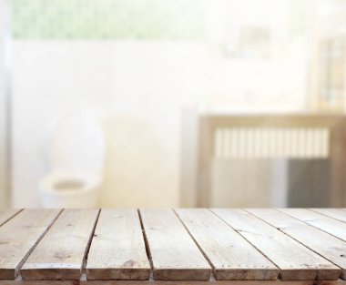 Masa üstü ve arka plan bulanıklık banyo