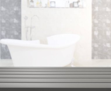 Masa üstü ve arka plan bulanıklık banyo