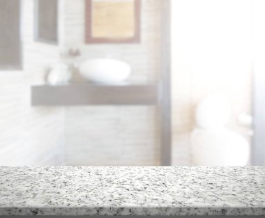 Masa üstü ve arka plan bulanıklık banyo