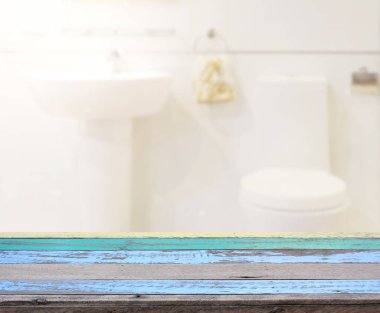 Masa üstü ve arka plan bulanıklık banyo