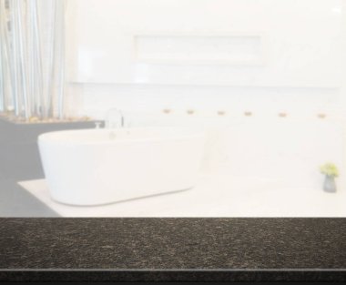 Masa üstü ve arka plan bulanıklık banyo