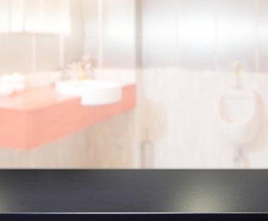 Masa üstü ve arka plan bulanıklık banyo