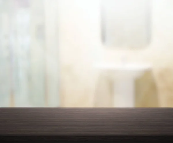 Επιτραπέζια και μπάνιο θάμπωμα του φόντου — Φωτογραφία Αρχείου