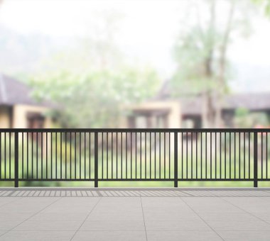 Balkon ve Teras dış arka plan bulanıklık