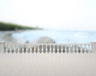 Balkon ve Teras, doğa arka plan bulanıklık