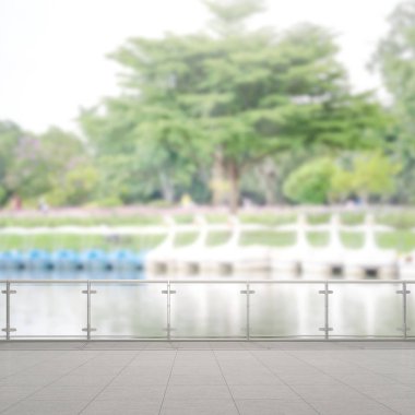 Balkon ve Teras, doğa arka plan bulanıklık