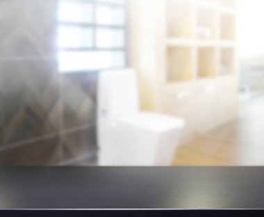Masa üstü ve arka plan bulanıklık banyo