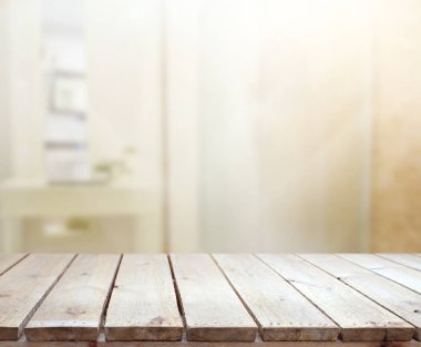 Masa üstü ve arka plan bulanıklık banyo