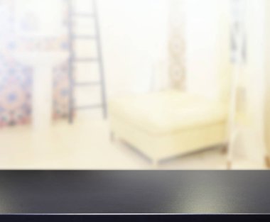 Masa üstü ve arka plan bulanıklık banyo