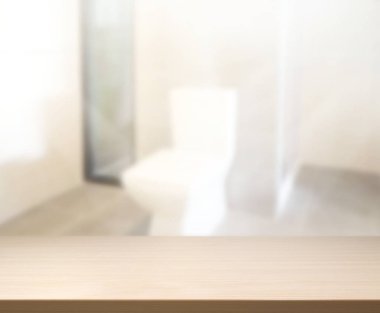 Masa üstü ve arka plan bulanıklık banyo