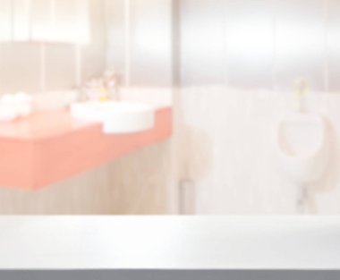 Masa üstü ve arka plan bulanıklık banyo