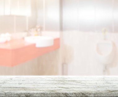 Masa üstü ve arka plan bulanıklık banyo