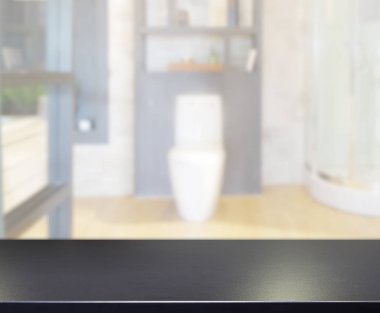 Masa üstü ve arka plan bulanıklık banyo