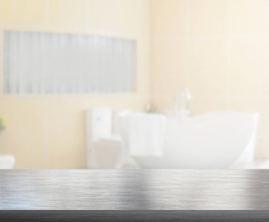 Masa üstü ve arka plan bulanıklık banyo