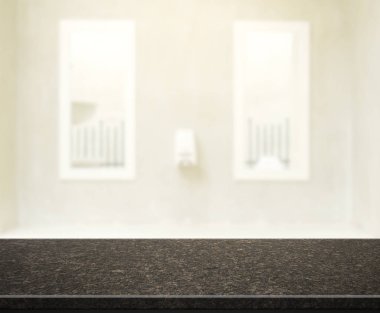 Masa üstü ve arka plan bulanıklık banyo