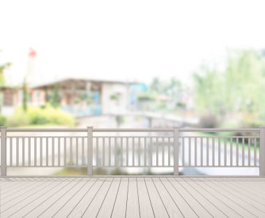 Balkon ve Teras dış arka plan bulanıklık