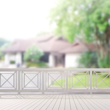 Balkon ve Teras dış arka plan bulanıklık