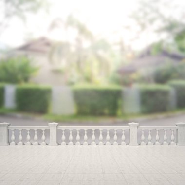Balkon ve Teras dış arka plan bulanıklık