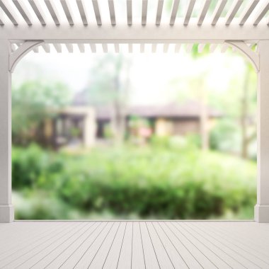 Balkon ve Teras dış arka plan bulanıklık