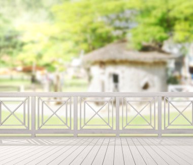 Balkon ve Teras dış arka plan bulanıklık