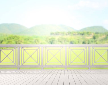 Balkon ve Teras, doğa arka plan bulanıklık