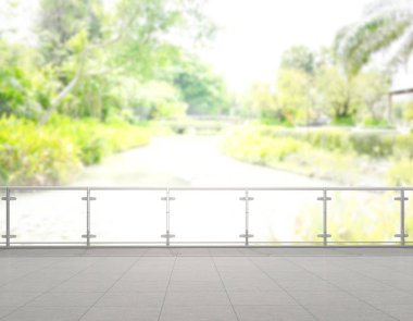 Balkon ve Teras, doğa arka plan bulanıklık