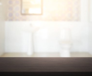 Masa üstü ve arka plan bulanıklık banyo