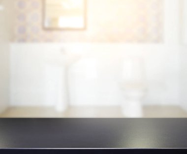 Masa üstü ve arka plan bulanıklık banyo