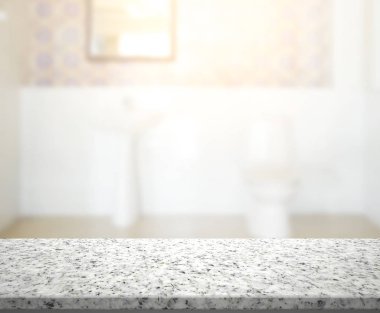 Masa üstü ve arka plan bulanıklık banyo