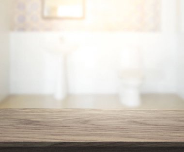 Masa üstü ve arka plan bulanıklık banyo