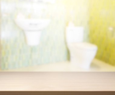 Masa üstü ve arka plan bulanıklık banyo