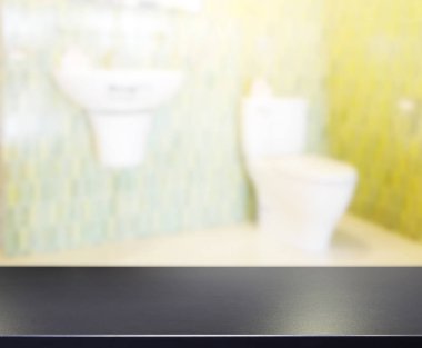 Masa üstü ve arka plan bulanıklık banyo