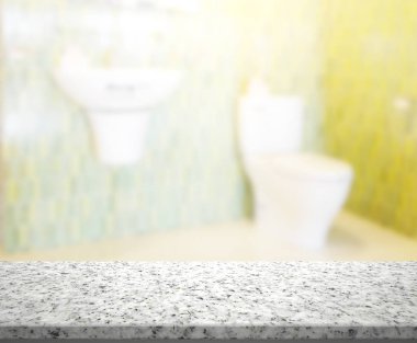 Masa üstü ve arka plan bulanıklık banyo