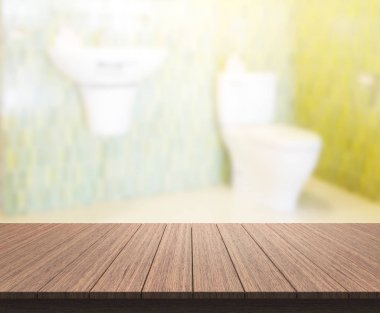 Masa üstü ve arka plan bulanıklık banyo