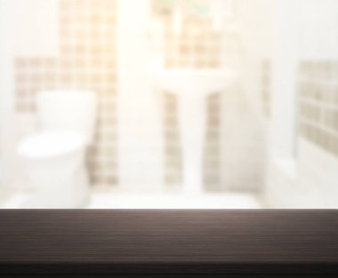 Masa üstü ve arka plan bulanıklık banyo