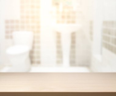 Masa üstü ve arka plan bulanıklık banyo