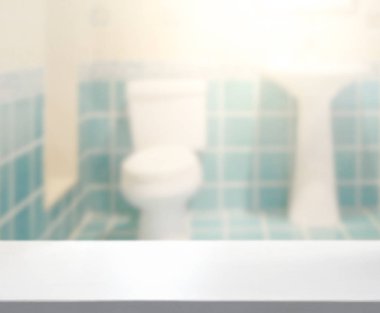 Masa üstü ve arka plan bulanıklık banyo