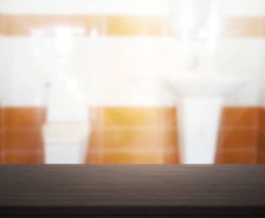 Masa üstü ve arka plan bulanıklık banyo