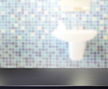 Masa üstü ve arka plan bulanıklık banyo