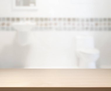 Masa üstü ve arka plan bulanıklık banyo