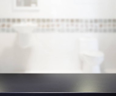 Masa üstü ve arka plan bulanıklık banyo