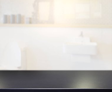 Masa üstü ve arka plan bulanıklık banyo