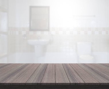Masa üstü ve arka plan bulanıklık banyo